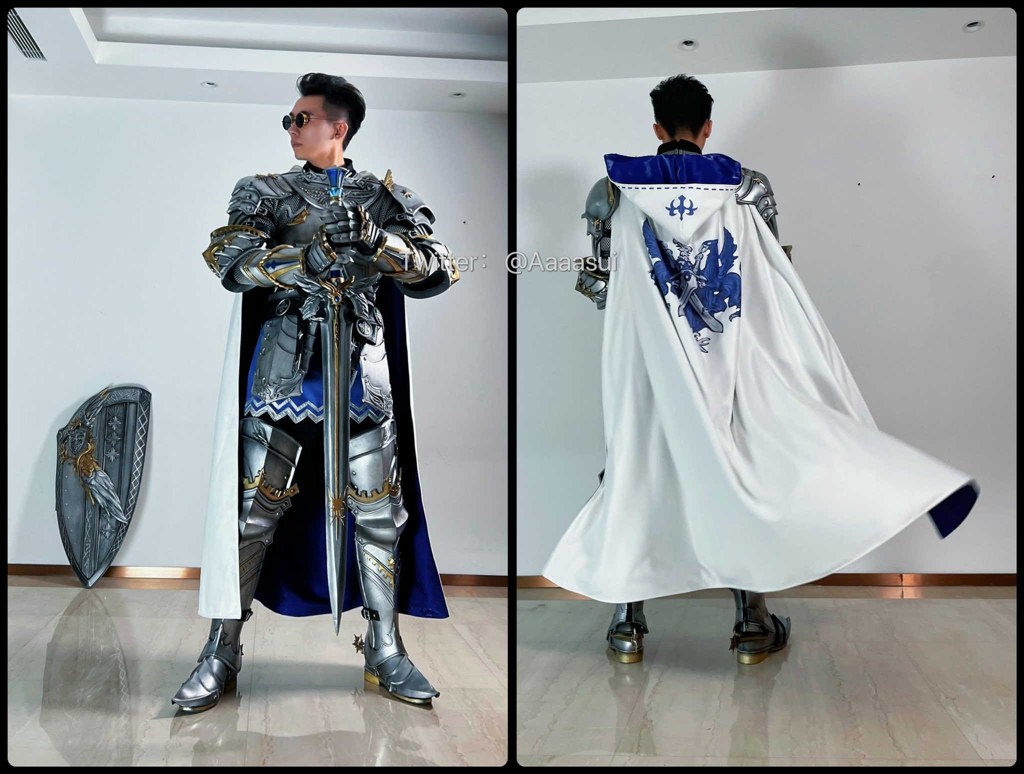 阿碎啊 on X: "Paladin💙 Costumes made by me ʚ(◜𖥦◝ )ɞ #ffxiv #ff14  #ffxivcosplay https://t.co/h4vRuScI8f" / X
