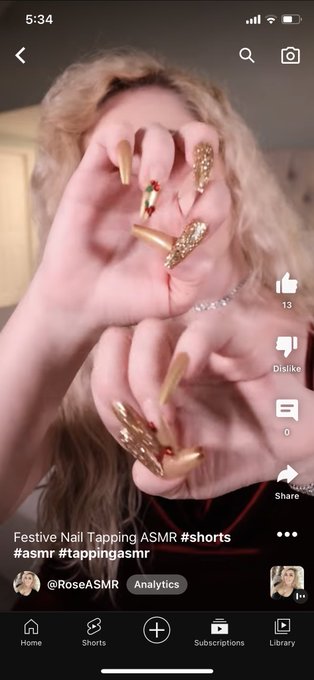 New ASMR Shorts!! 😊  Festive Nail Tapping ASMR #shorts #asmr #tappingasmr https://t.co/LOf3WU6gLu<a href="/tag/shorts"class="tags"><span>#shorts</span></a><a href="/tag/asmr"class="tags"><span>#asmr</span></a><a href="/tag/tappingasmr"class="tags"><span>#tappingasmr</span></a>