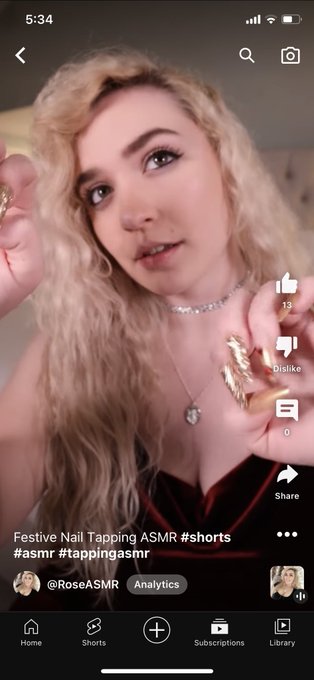 New ASMR Shorts!! 😊  Festive Nail Tapping ASMR #shorts #asmr #tappingasmr https://t.co/LOf3WU6gLu<a href="/tag/shorts"class="tags"><span>#shorts</span></a><a href="/tag/asmr"class="tags"><span>#asmr</span></a><a href="/tag/tappingasmr"class="tags"><span>#tappingasmr</span></a>