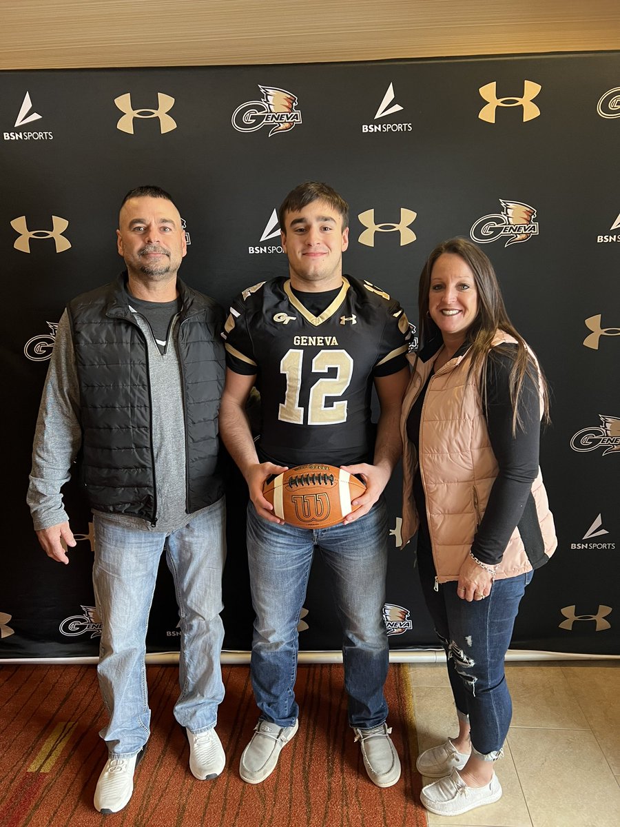 After a great talk with <a href="/CoachContenta/">Tom Contenta</a>, I am excited to announce that I have received an official roster spot from <a href="/GenevaCollegeFB/">Geneva College Football</a> !!