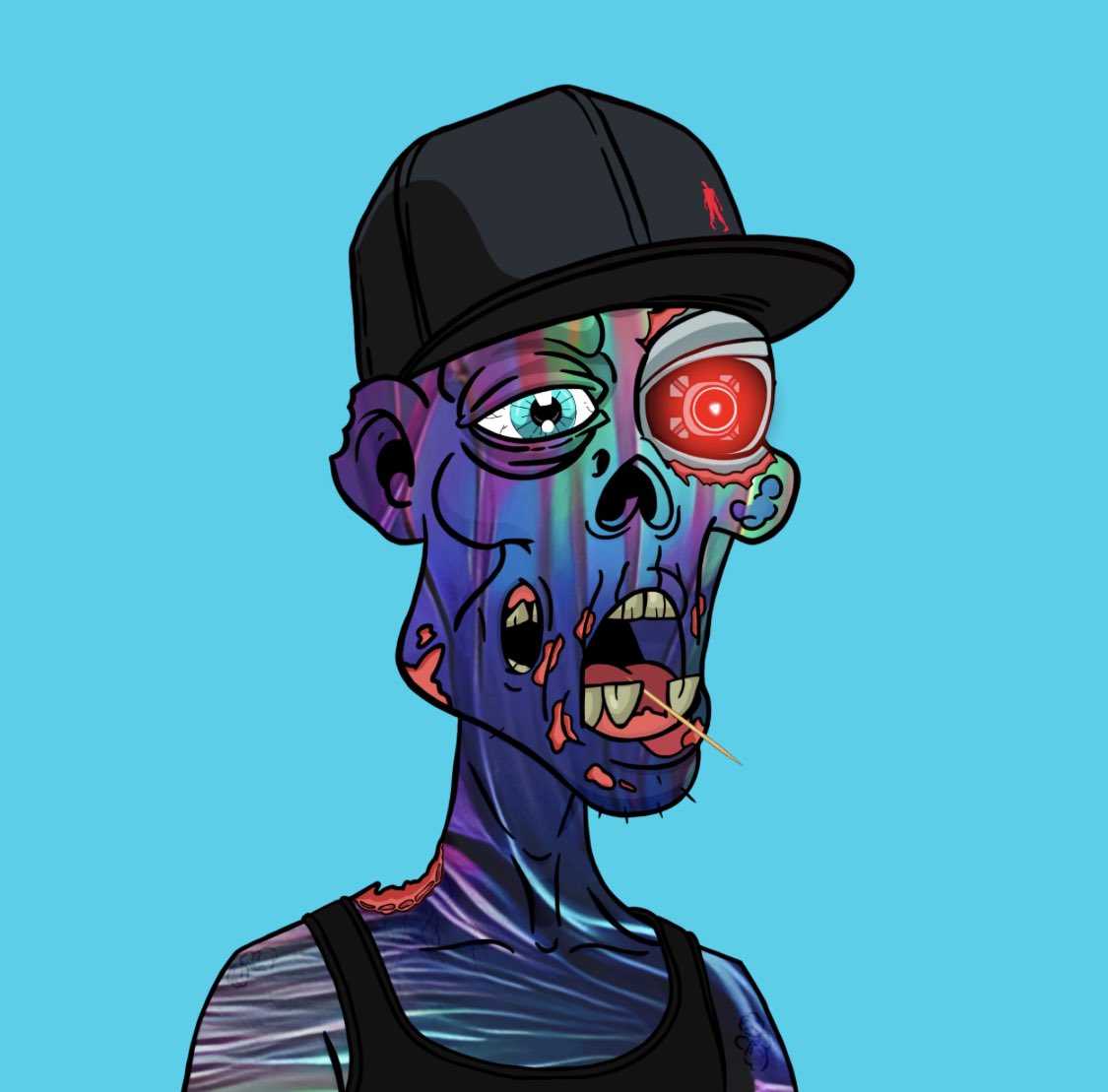 Snacks86's tweet photo. @_Mr__E___ @WokeZombies Got my mint on as well!! Zomborg!! #RotWithUs #WokeZombies #Zombies #Web3 https://t.co/NXmw0R6zVo