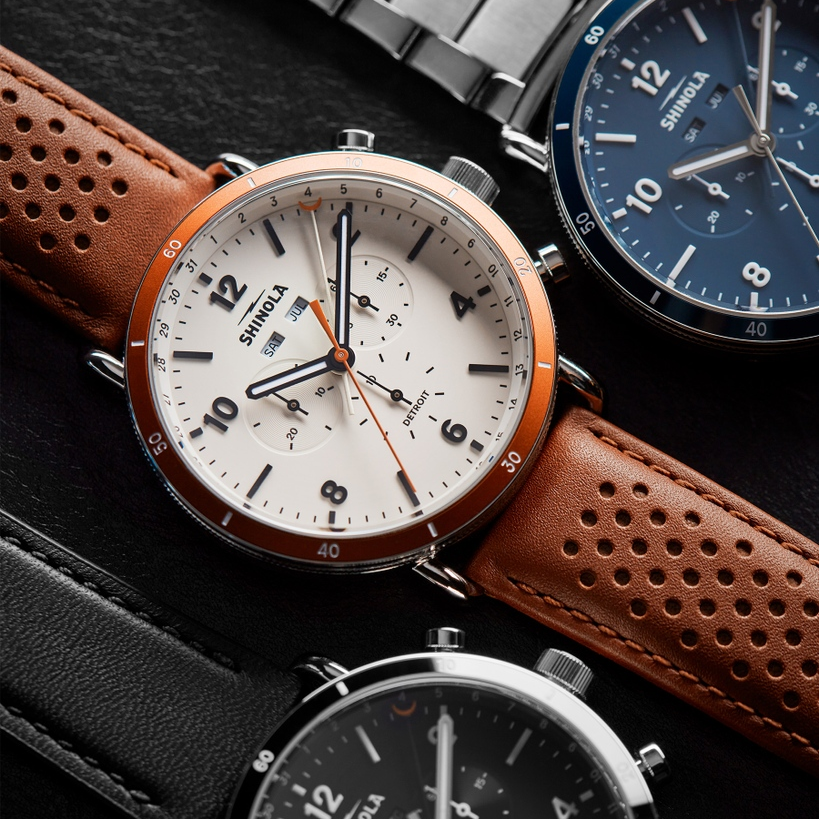 A clean and classic timepiece that's instinctively sporty. This is the Canfield Sport. #Shinola millsjewelers.com/product-catego…