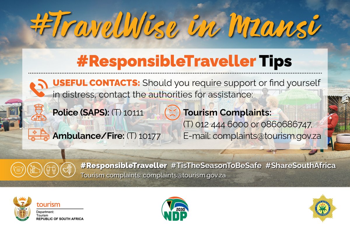 SAinMalaysia's tweet image. Please take note of these travel tips for your travels in South Africa.

#ResponsibleTraveller #TisTheSeasonToBeSafe #ShareSouthAfrica