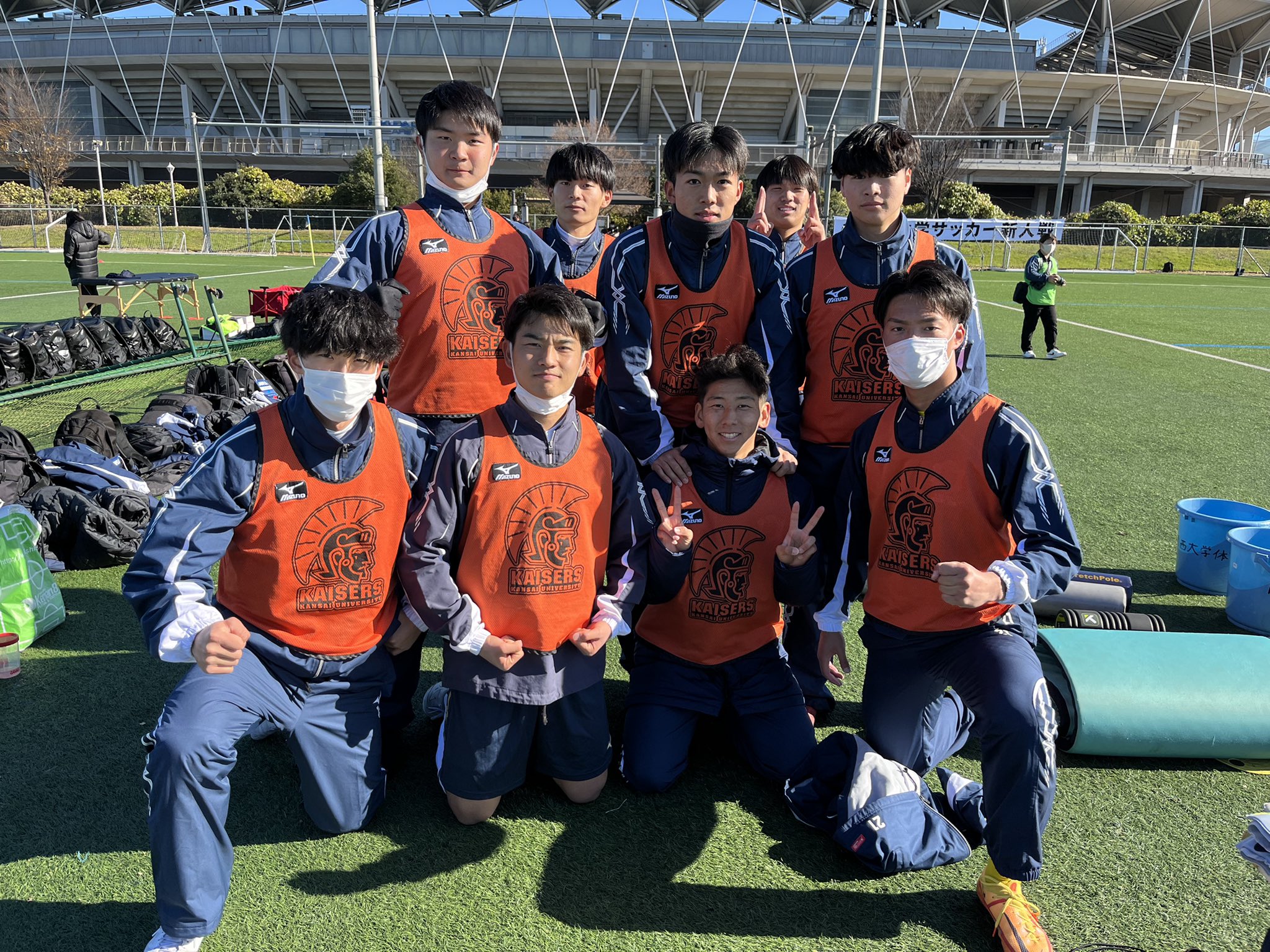 関西大学 サッカー部 トレーニングウェア