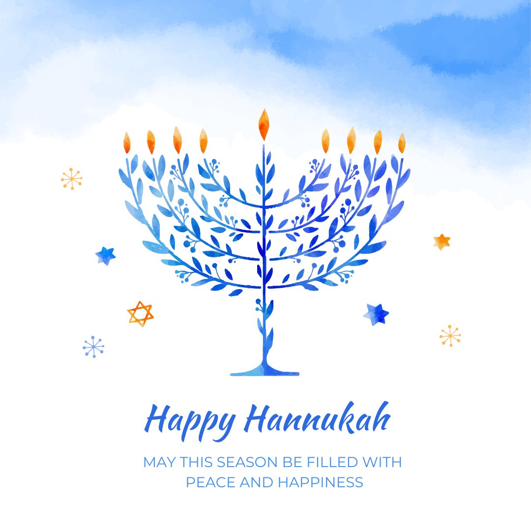 CityofTO's tweet image. Happy Hanukkah to our Jewish families across our great City! We wish you a season full of light and love. Chag Urim Sameach! 💙