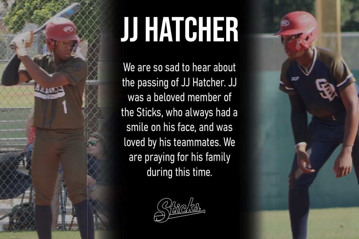 We are praying for the Hatcher family during this time, and the entire @HebronBaseball community. JJ Hatcher was a great player, wonderful person, and someone who was loved by all of his coaches and teammates. Please keep the Hatcher family in your prayers!
