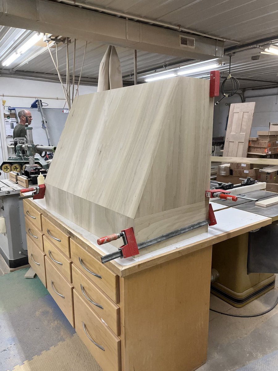 Couple of custom built range hoods we built at Foster’s woodworking