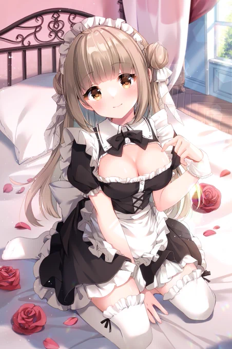 #今年も残りわずかなので今年一番伸びた絵を貼る見た絵描きさんも強制でやる メイドな小春 