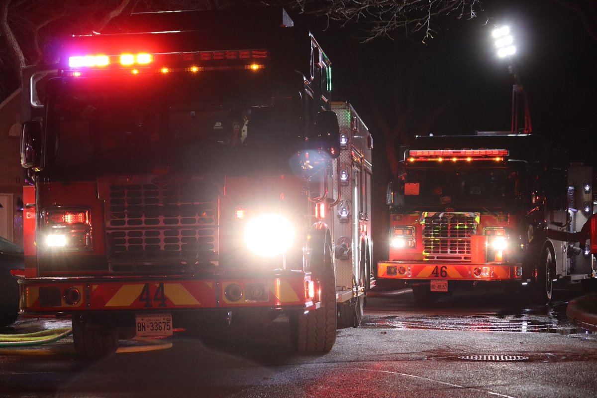 Ajax Fire &amp; Emergency Services on scene of a residential structure fire tonight. 

First in crew met with Smoke/ Flames at the rear of the residence on arrival. 

3rd Pumper requested. 

No serious injuries, crews checking for extension/ overhauling.

<a href="/ajax_fire/">Ajax Fire and Emergency Services</a> <a href="/protectingajax/">Friends of Ajax</a>