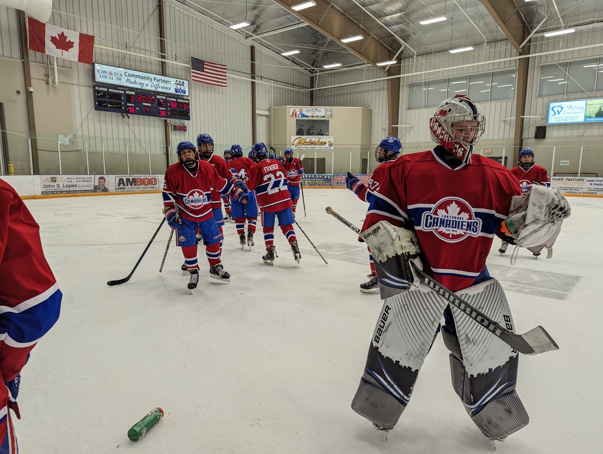 LCanadiens's tweet photo. HABS WIN !! Canadiens 5 Admirals 2 is the final tonight in Amherstburg ! Eric Bisson adds his second of the night also scoring Matteo Frattaroli ! Nicholas Bolton earns the victory In net ! Final shots 46-20 Lakeshore. https://t.co/V6bMHYjUwt