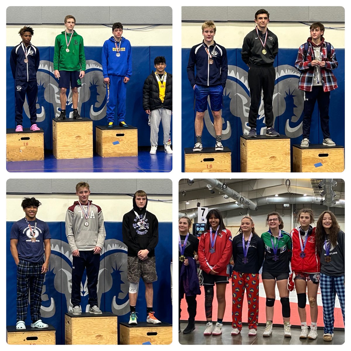 Congratulations to the following wrestlers for placing over the weekend!
 
Talil Seals Fisher, Eric Kelly, and James Rada Scales (3rd place) – Sheridan Invite
Vianca Mendoza (6th place) – NCCT Invite
 
Way to go Blazers!

<a href="/CCSDATHACT1/">Cherry Creek Schools Athletics & Activities</a> <a href="/aurorasports/">Sentinel Prep Sports</a> <a href="/OHSTrailblazers/">Overland Wrestling</a>