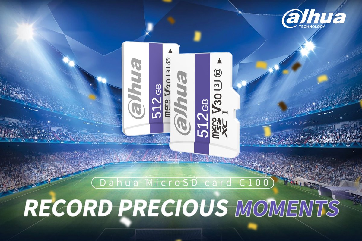 dahuamemory's tweet photo. Hat-trick, penalty shootout……
Let #dahua MicroSD card C100 record precious and mavelous moments📸!

-🌟Waterproof
-🌟Anti-magnetic
-🌟High / Low temperature resistant
-🌟X-ray Proof

#dahuamemory #dahuacctv #photography #camera #sdcards #capturemoments #liketime https://t.co/CEGExJw6rH