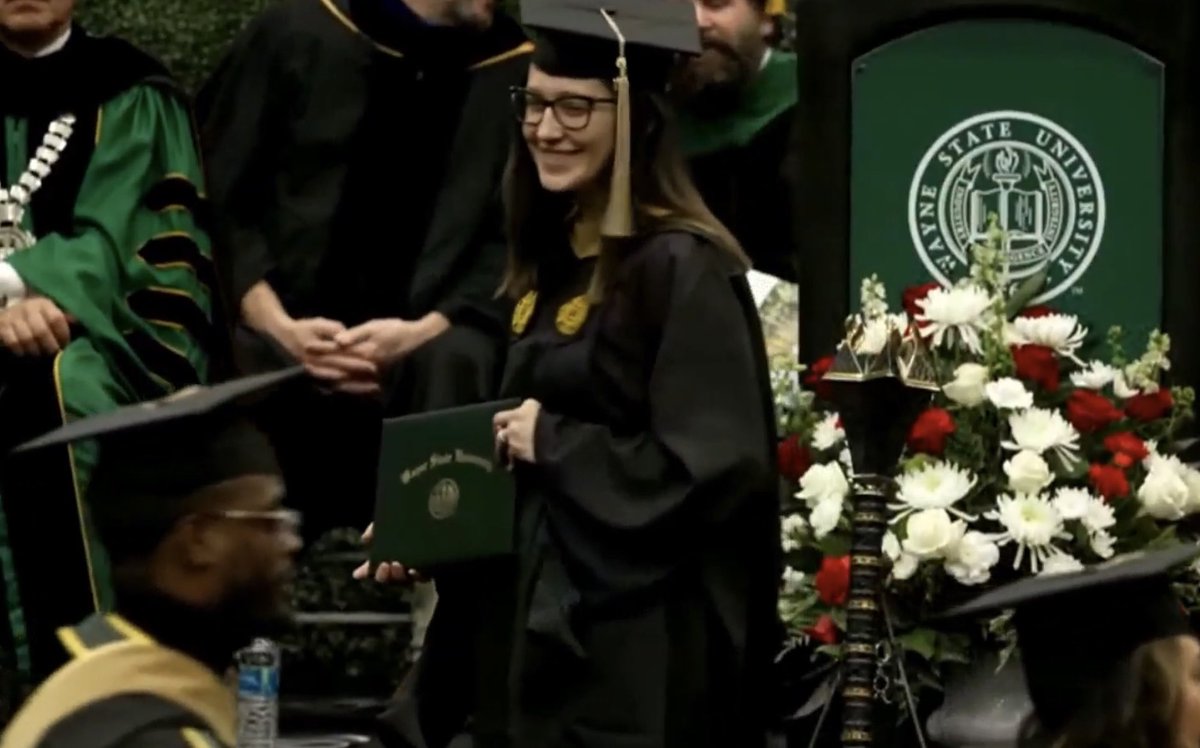 Awesome weekend watching @AshlinMurph and Caitlin graduate from CMU and Wayne. #FireUpChips #WSU