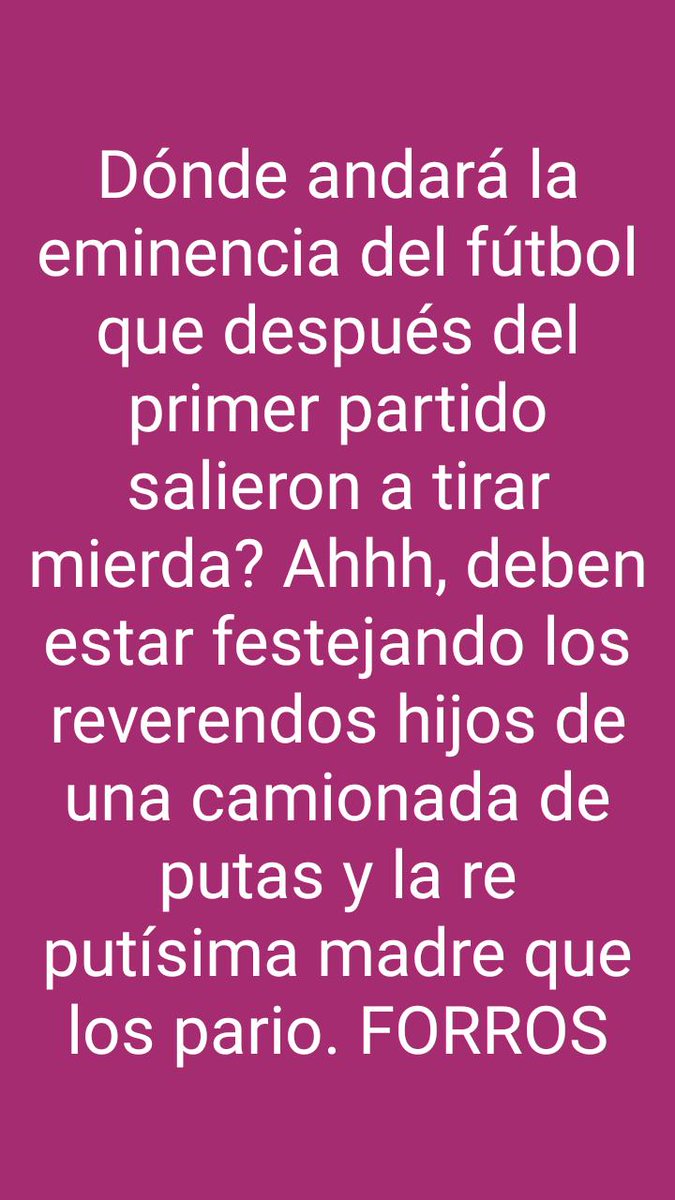 Vi varios por acá, CREIDOS, dónde están hijos de puta? Dónde??