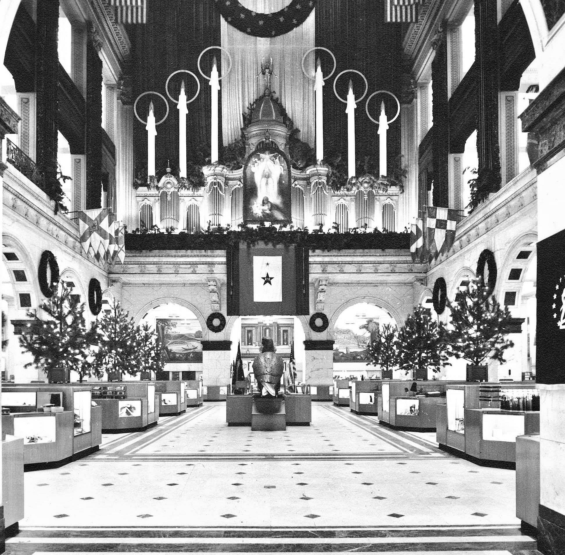 Father V on Twitter "The Grand Court at Wanamaker's department store in Philadelphia during the