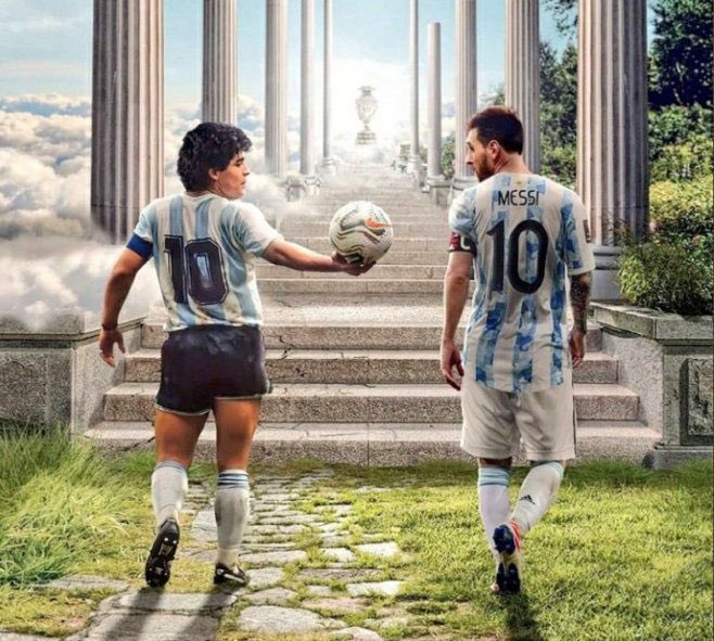 🇦🇷🏆 While it would be an ordinary victory to be forgotten, Mbappe said no, Messi's victory should be remembered for life. 🇦🇷🏆