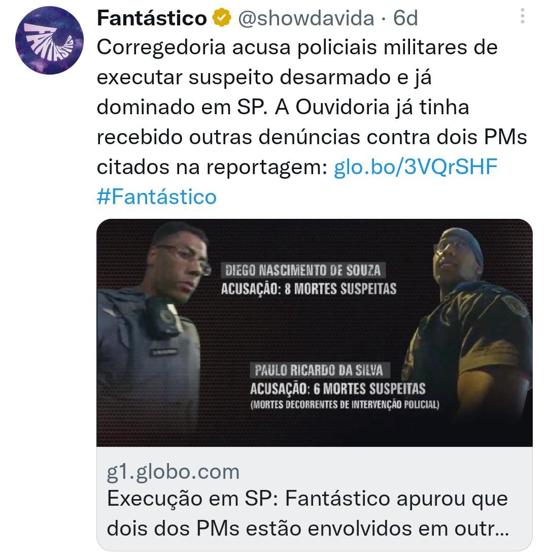 A gente já pode pedir uma playlist inteira para o <a href="/showdavida/">Fantástico</a>.
#VocêViuPrimeiroNaPonte