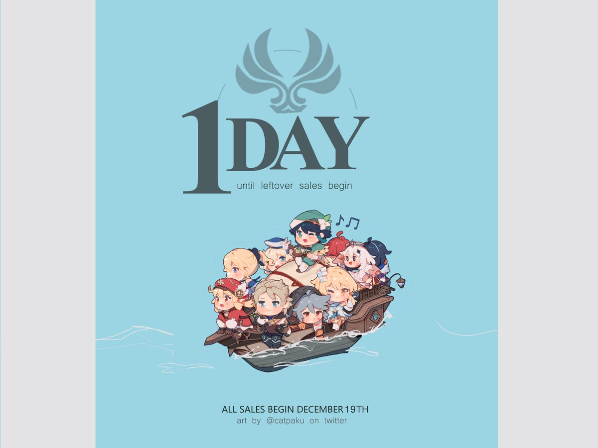 🍃LEFTOVER SALES OPEN TODAY🍃

Leftover sales will be opening in less than 1 day from now at 12pm EST! If you missed out on preorders, make sure not to miss out on this opportunity to get yourself a copy of Aether and Lumine's guide to Mondstadt!