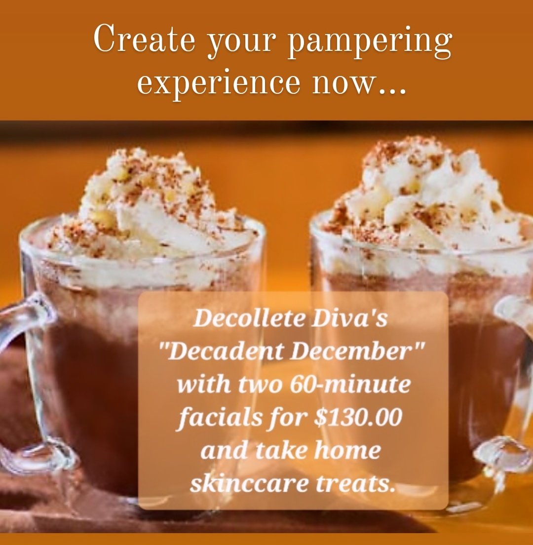 DecolleteDiva's tweet photo. #SweetSkinCare  #TakeHomeTreats  #DecadentDecember https://t.co/oYWSpT8C6P