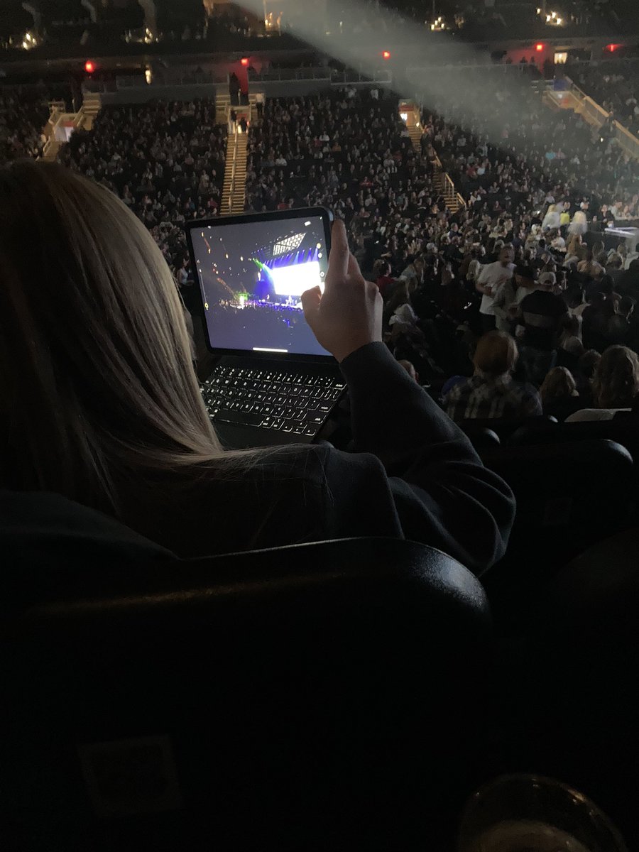 Sitting behind that person that brings their iPad to the concert…. WHY?