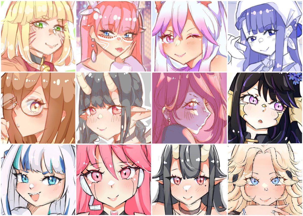 v_ggie's tweet image. a girl from every month of the year 🥹