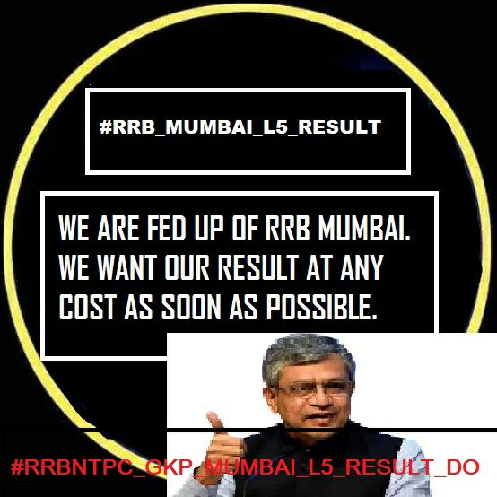 SurajCh30849492's tweet photo. #RRB_MUMBAI_L5_RESULT
#RRBNTPC_GKP_MUMBAI_L5_RESULT_DO
RRB मुंबई लेवल 5 का रिजल्ट घोषित नहीं कर रही है और ना रेलवे कैलेंडर को फॉलो कर रही है बहुत बड़ी पैमाने पर भ्रष्टाचार और सीटोकी दलाली होने की पूरी संभावना है 
@AshwiniVaishnaw
@Rrbmumbai
@MIB_India
@RailMinIndia 
@PIB_India https://t.co/9Fgpta06HB