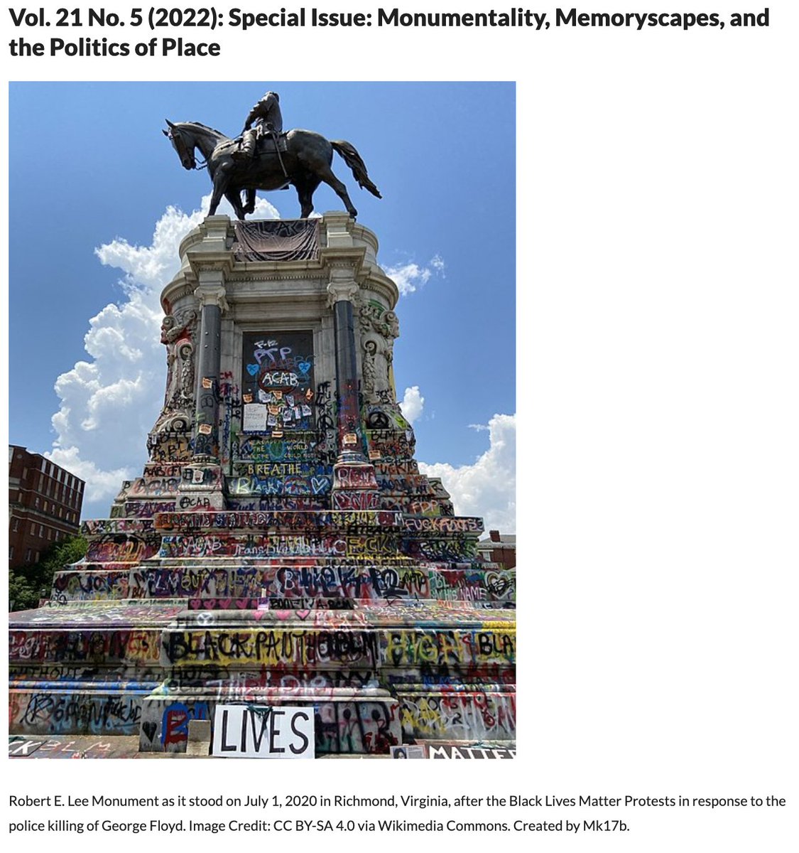 HEPPsinki's tweet photo. 🪟🌟 In Nov 2022, @epalonen co-edited with @R_RoseRedwood @Ian_G_Baird & Cindy Ann Rose-Redwook a special issue on "#Monumentality, #Memoryscapes, and the Politics of #Place" in ACME: An International Journal for Critical Geographies https://t.co/C3yTU7Hrd8
#HEPPsters2022 https://t.co/eQwzdaanLp