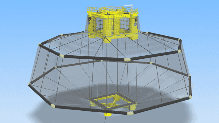 SeafoodFund's tweet photo. #SeafoodInnovators @impactnine &amp; partners are celebrating completion of the latest phase of their #aquaculture breakthrough! The Net9 system is a submersible floating #fish #farm structure designed to be used within #OffshoreWind sites 👉 https://t.co/2pAm4FIQcb 1/2 https://t.co/gpX9DSk1F1