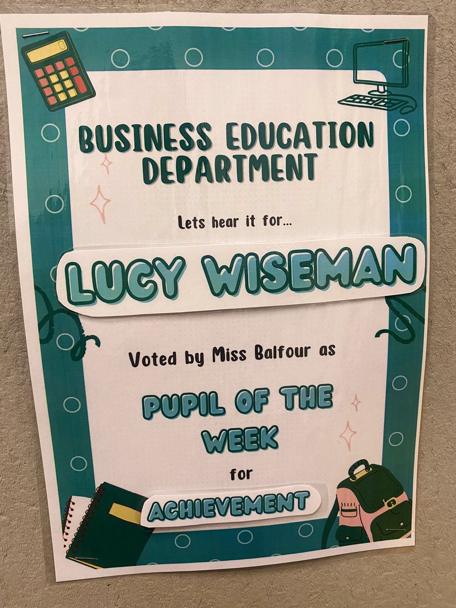 HarrisBusEd's tweet image. Well done to our Business Pupil of the Week from last week 🎄⭐️🤩🥳