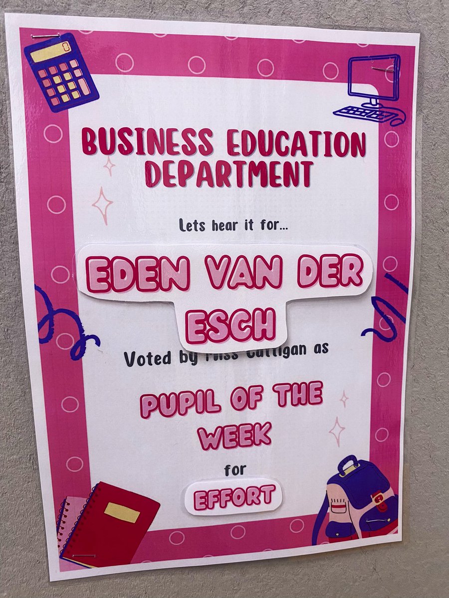 HarrisBusEd's tweet image. Well done to our Business Pupil of the Week from last week 🎄⭐️🤩🥳