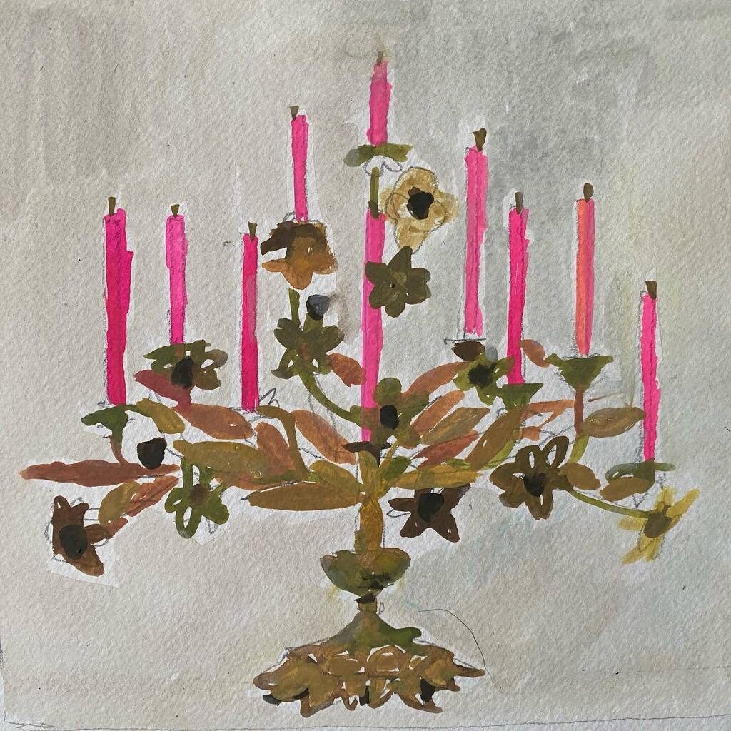 Charlotte_Hardy's tweet photo. Christmas candles- gouache on paper.
Inspiration from @charliebordewichantiques
#illustration #charlottehardypainting #drawingwithpaint #gouachepainting #stilllifepainting #beautifulobject #decoration #paintingpattern #pinkandgold https://t.co/vGl03kUU7z https://t.co/FVmmLBZdhn
