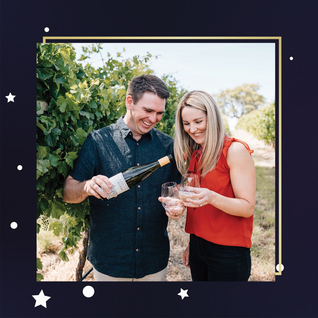 Trent & Amelia's perfect Christmas is with family in the Barossa surrounded by the best food and wine (it’s not Christmas without a very old vintage from their parents’ cellars!) @corrytonburge #corrytonburge #barossavalley #edenvalley #australianwine #christmaswine