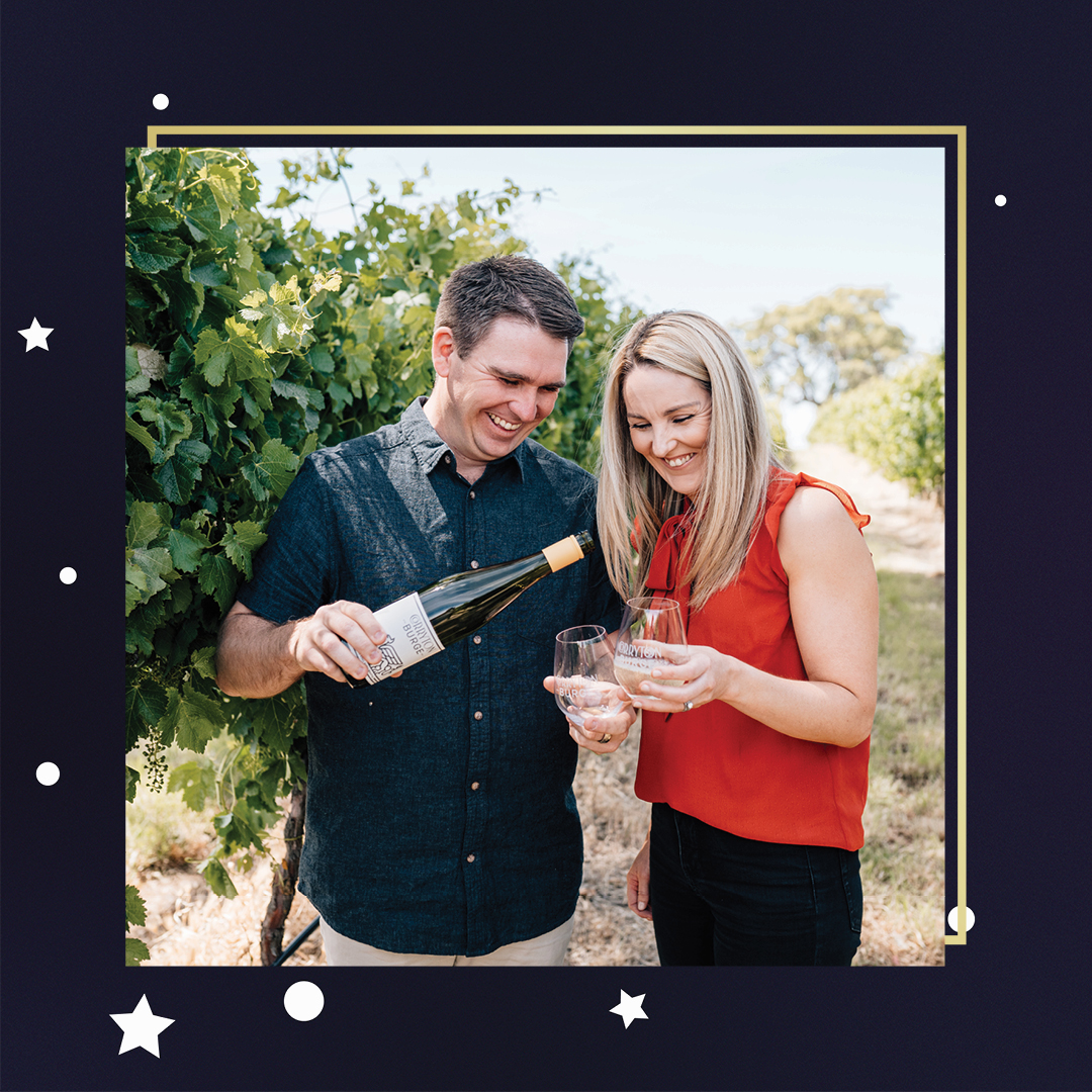 Trent &amp; Amelia's perfect Christmas is with family in the Barossa surrounded by the best food and wine (it’s not Christmas without a very old vintage from their parents’ cellars!) @corrytonburge #corrytonburge #barossavalley #edenvalley #australianwine #christmaswine