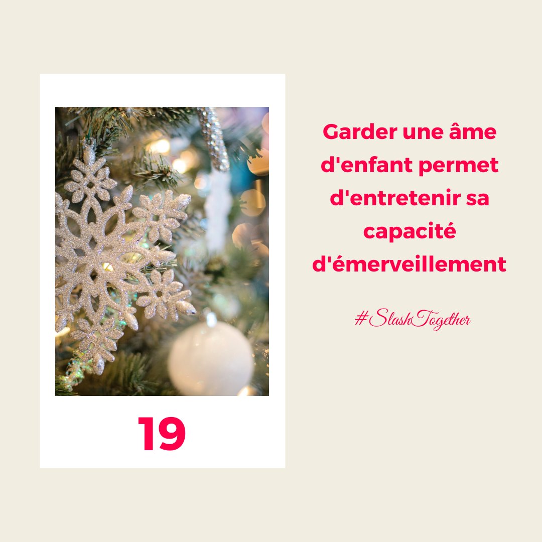 CreativeSlasher's tweet photo. 19 décembre : la capacité d'émerveillement est un atout non négociable

Mais, pour créer la magie, il faut y être sensible.

Plus d'infos : Insta/LinkedIn

#SlashTogether #TipsAndTricks #TipOfTheDay #Marketing #Gamification https://t.co/0IQJNyNaCw