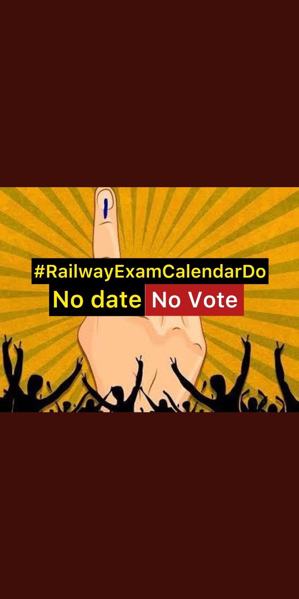 Himansh54660453's tweet photo. #RailwayNewVacancyDo 
Exam Calender chaiye 
New Vacancy Do
@PMOIndia @RailMinIndia @AshwiniVaishnaw https://t.co/GomRlsZwFu