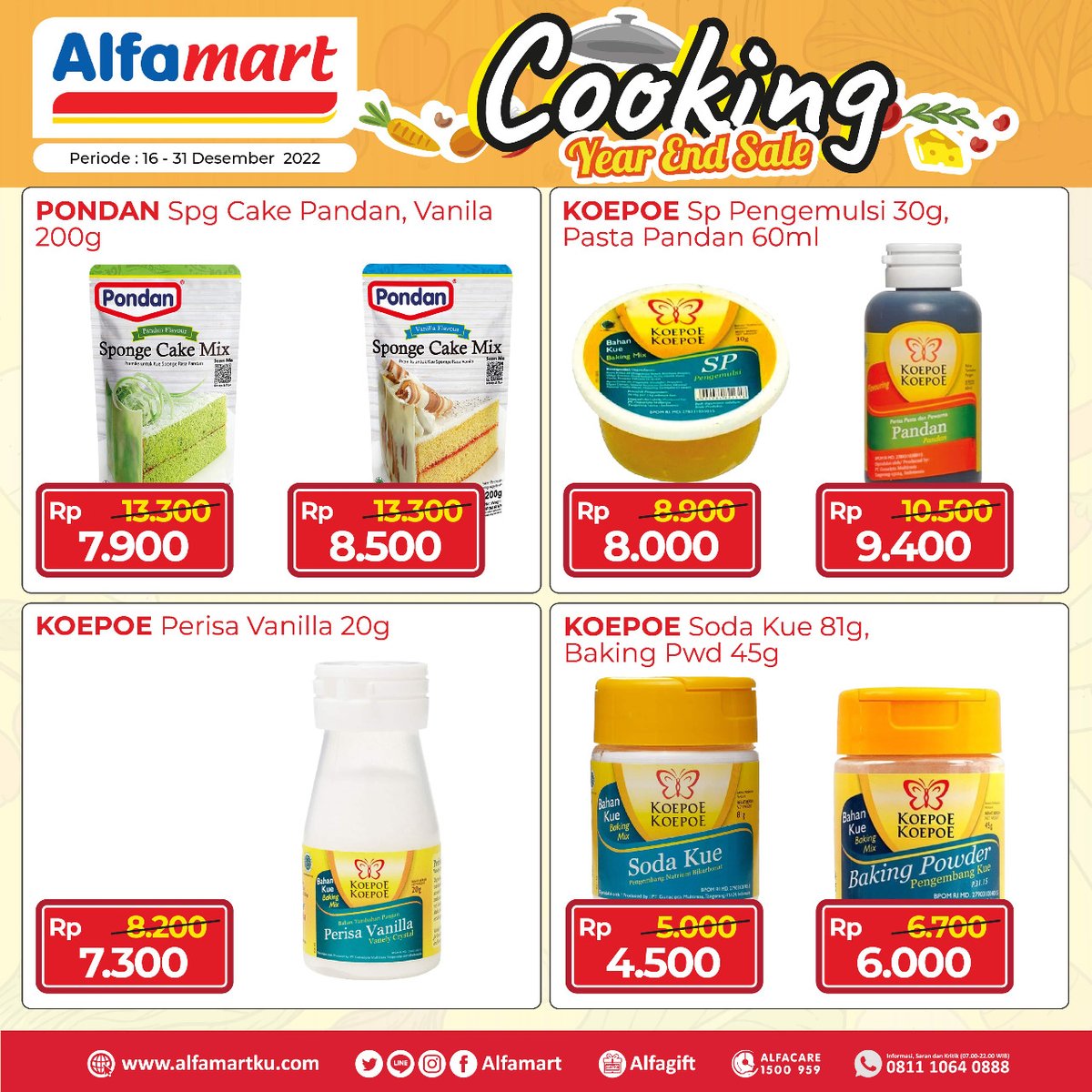 alfamart's tweet photo. Yang penting, DOWNLOAD dulu Aplikasi #Alfagift di Playstore atau Appstore agar bisa nikmati promo GRATIS ONGKIR + Layanan siap antar sehari sampai ya⁣⁣
⁣⁣
https://t.co/bbsw0M157d⁣

Periode 16 - 31 Des 2022
#BKUAlfamart #CookingFair https://t.co/uDPopUf1AK