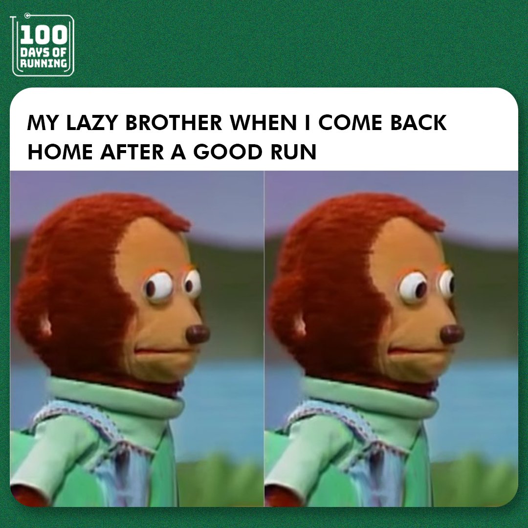 100Days_Running's tweet photo. Drop a 🙌 if you can relate to this! 

👉 Follow our social media pages to stay to follow our social media pages tuned for more updates. https://t.co/0zC97S8p1P