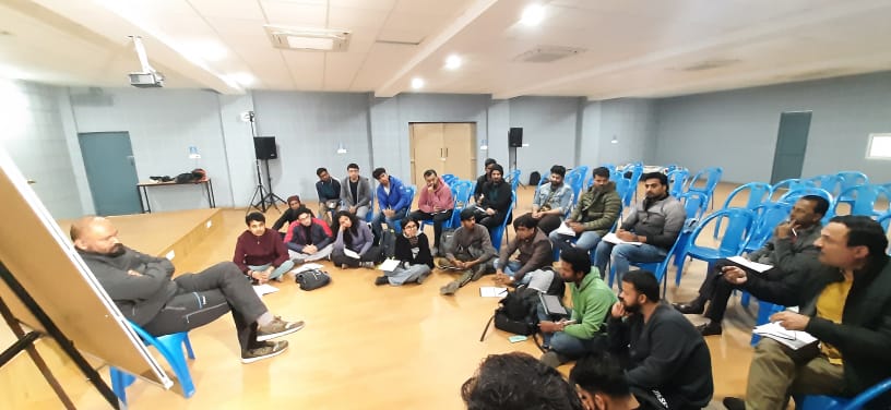 SCBFTI1's tweet photo. "First Day of Foundation Course in Film Acting" organized by FTII at SCBFTI, Lucknow 

#scbfti #actingclasses #lucknow https://t.co/V2Y4AXI4Do