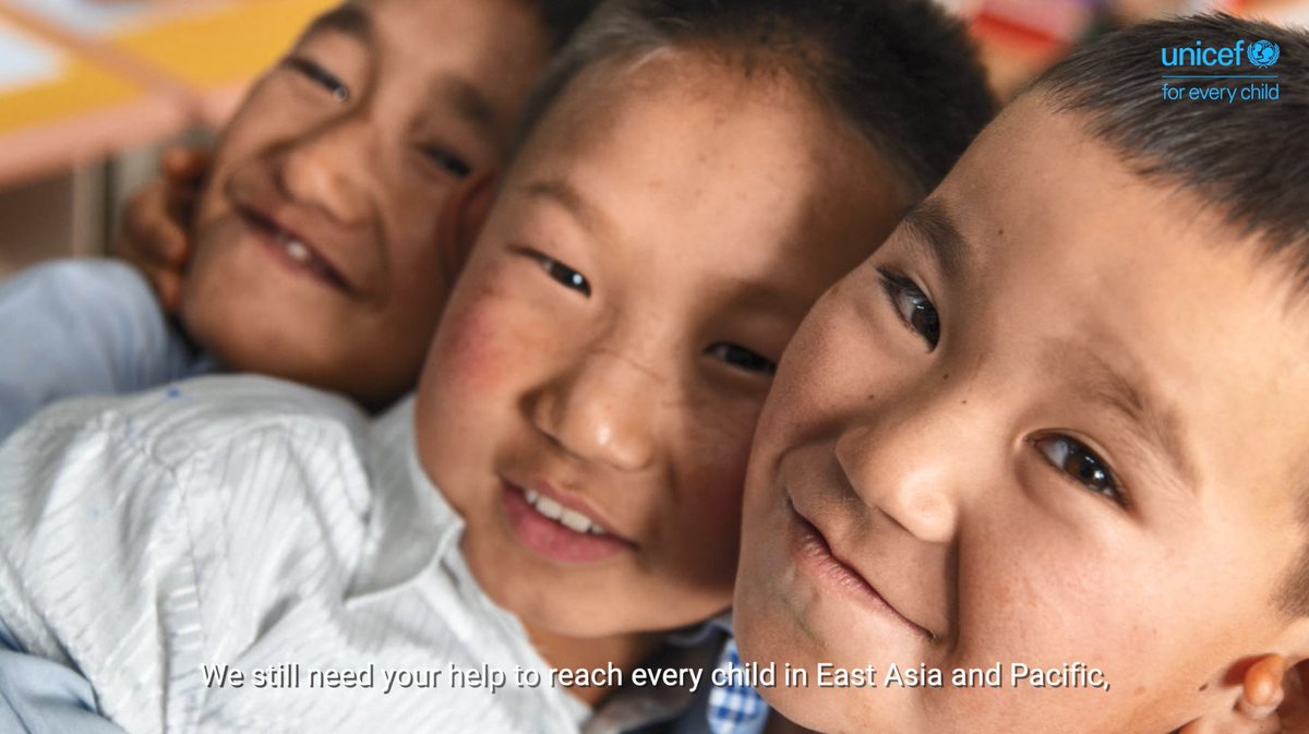 ยูนิเซฟ ประเทศไทย on Twitter: "RT @UNICEF_EAPRO: To our donors and