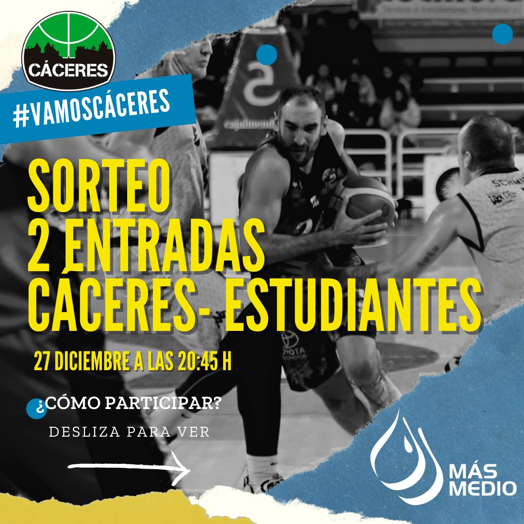 medio_mas's tweet photo. 🥳¡Sorteo en Twitter! Participar es muy fácil ¿Cómo? Mira las imágenes.
🎁Sortearemos a un solo ganador por cada red social (sí, el sorteo también se realiza en Facebook e Instagram, puedes participar en ellos, ¡corre!).
⚖️Todas las bases en https://t.co/MBIZe4KamO
¡Suerte! 🤞🍀 https://t.co/OV8O7HP6pd