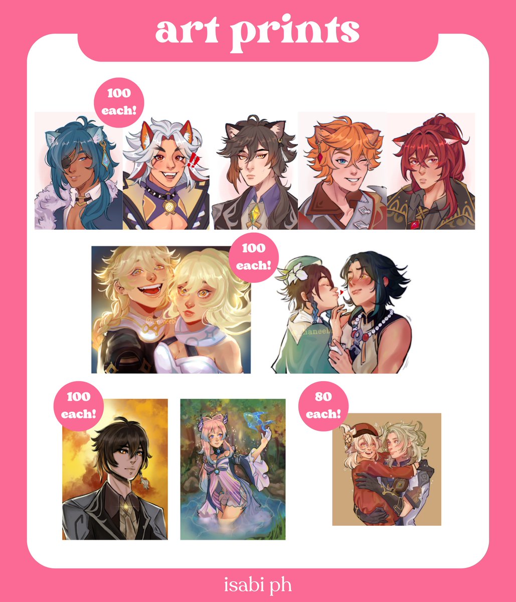 isabiph's tweet photo. [1/3]

hi everyone ! here's our #CosplayMatsuri2022 catalog~ 

please feel free to drop by and say hi !! we're looking forward to see you all again there <3
*see thread for more

#CosMatsuriFanFair2022 #aot #genshinimpact #spyxfamily #twst #mdzs #mp100 #enstars https://t.co/lTi3VcAtzn