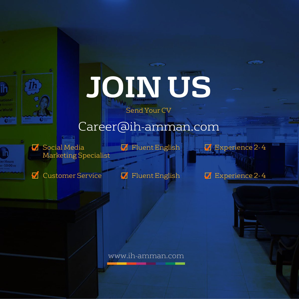 ih_amman's tweet photo. انضم لفريق عملنا ، ارسل السيرة الذاتية 
Career@ih-amman.com

#jobs #hiring #joinus #IH_Amman #Alibaba https://t.co/UOQPBD4QNf