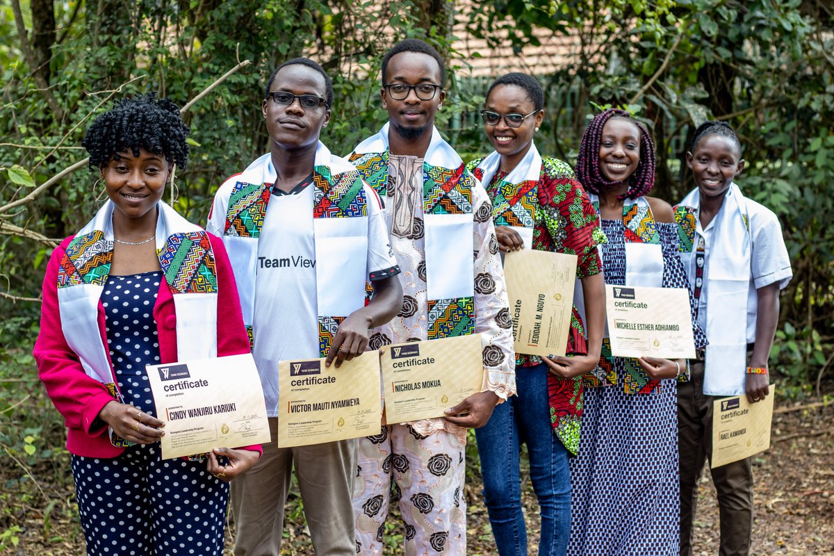 yv_Global's tweet photo. 💫 In July 2022, Nine young Africans from Kenya embarked on a journey to gain the skills and mindset to be leaders in their field.
⭐ The Kiongozi Program, a personal leadership program is a 12+ week personal leadership program resulting in a real-life project. https://t.co/n6dQVBMJI0