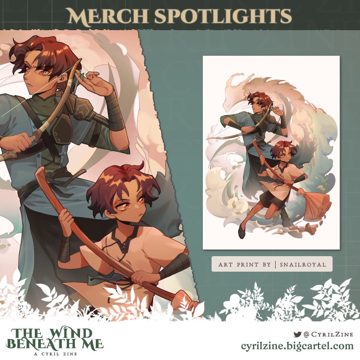 Academy and war phase Cyril pose side-by-side in this phenomenal print by <a href="/SnailRoyal/">Snail 🐌👑</a>! Leftover sales close on December 29, so take a look at our shop linked in the reply and in our pinned tweet!