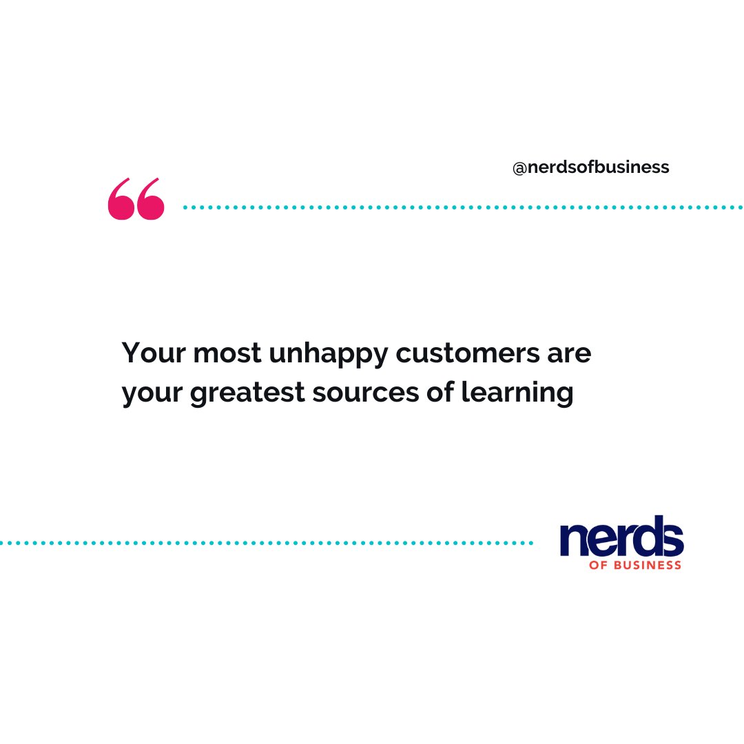 nerds_business's tweet photo. Learn from your worst customers!! 📕

#business #entrepreneur #motivation #marketing #entrepreneurship #success https://t.co/hIkN8jky36