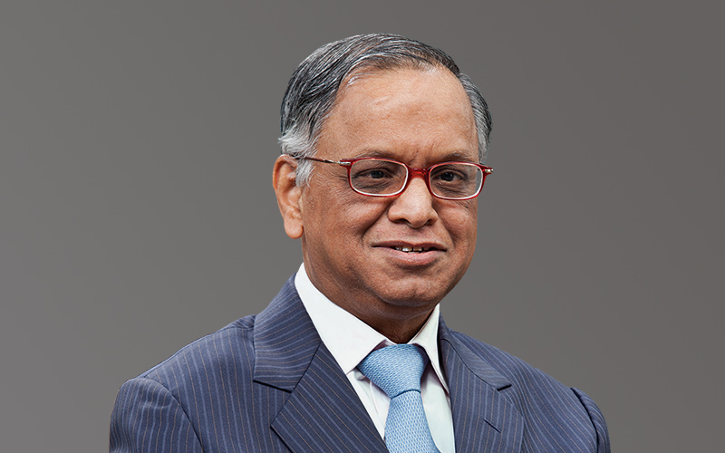 In India, reality means corruption, dirty roads, pollution&many times no power. Reality in Singapore means clean road, no pollution&lots of power. Your responsibility to create that new reality: Infosys founder NR Narayana Murthy at GMRIT, as cited in GMR release

(Pic: Infosys)