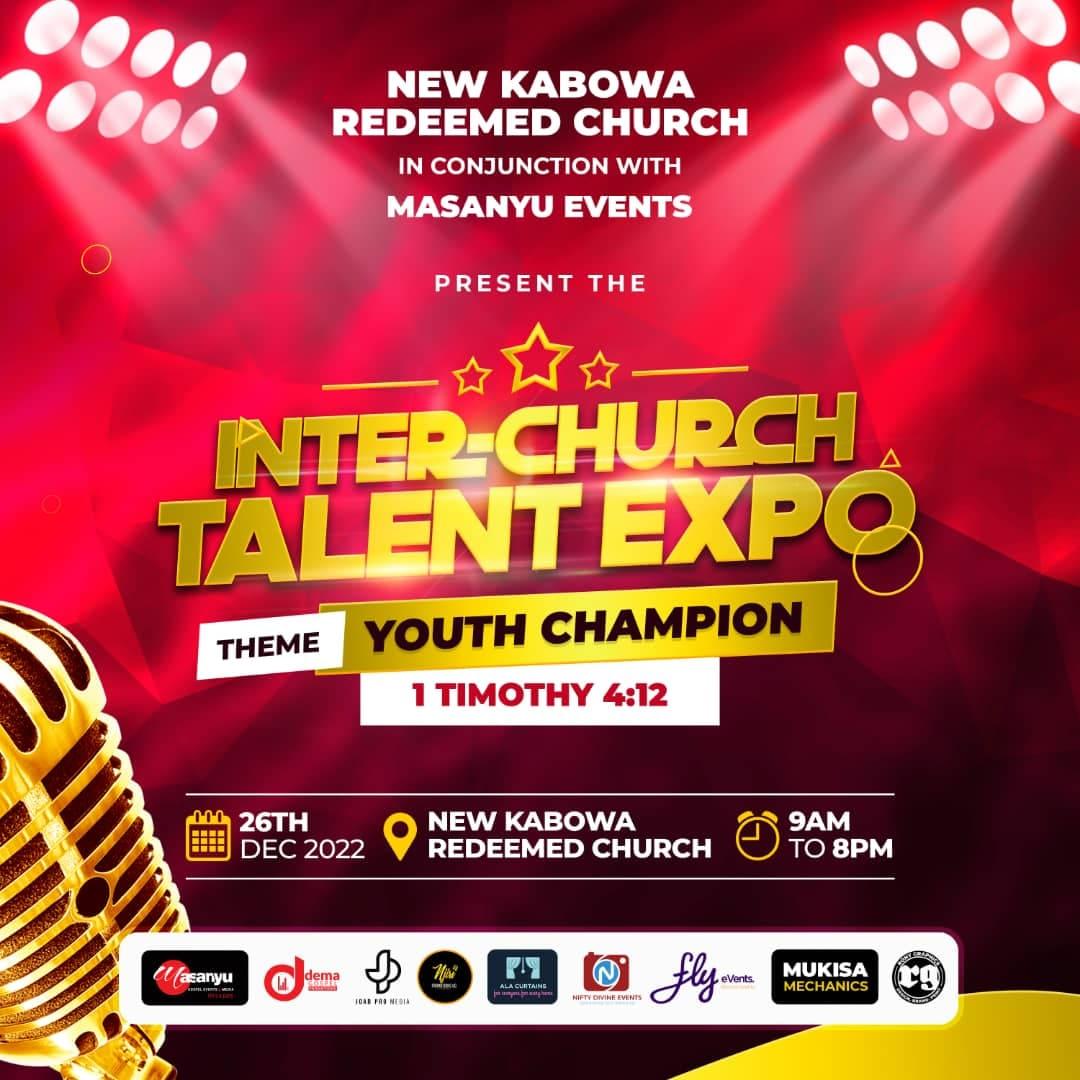 events_fly's tweet photo. InterChurch talent expo is the plot this boxing day at The New Kabowa Redeemed Church of Christ Ministries .Entrance is absolutely free. Come show case your talent as a Christian.

Proudly brought to you by @events_fly https://t.co/1IWRvMKGc1