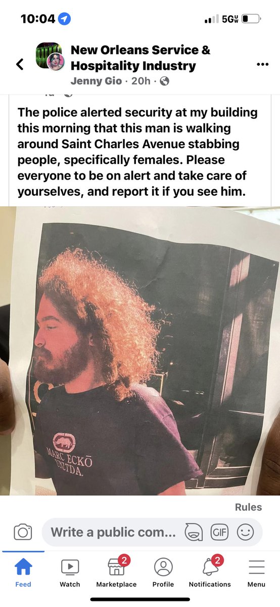 Ladies, be careful! He’s been around my work and kicked out of my roommates work !! Watch your surroundings