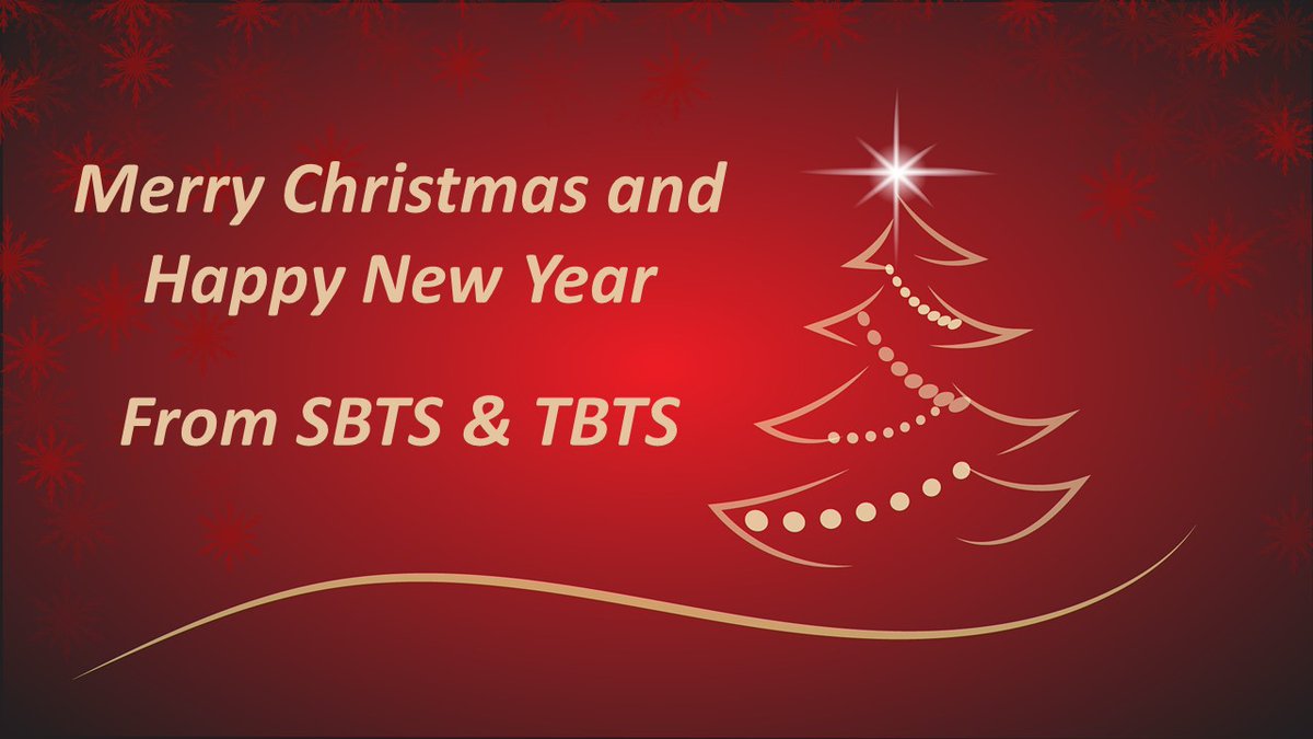 The SBTS &amp; TBTS offices will be closed from 12 noon Friday 23rd December 2022 and will reopen on Tuesday 3rd January 2023. The SBTS &amp; TBTS team wish you all a very Merry Christmas and Happy New Year.