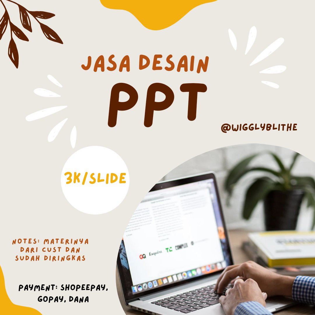 Haloo, buat kalian yang pengen joki ppt bisa wa aku ya. 
#zonauang️ #jokippt #desainppt #jasappt #Powerpoint
